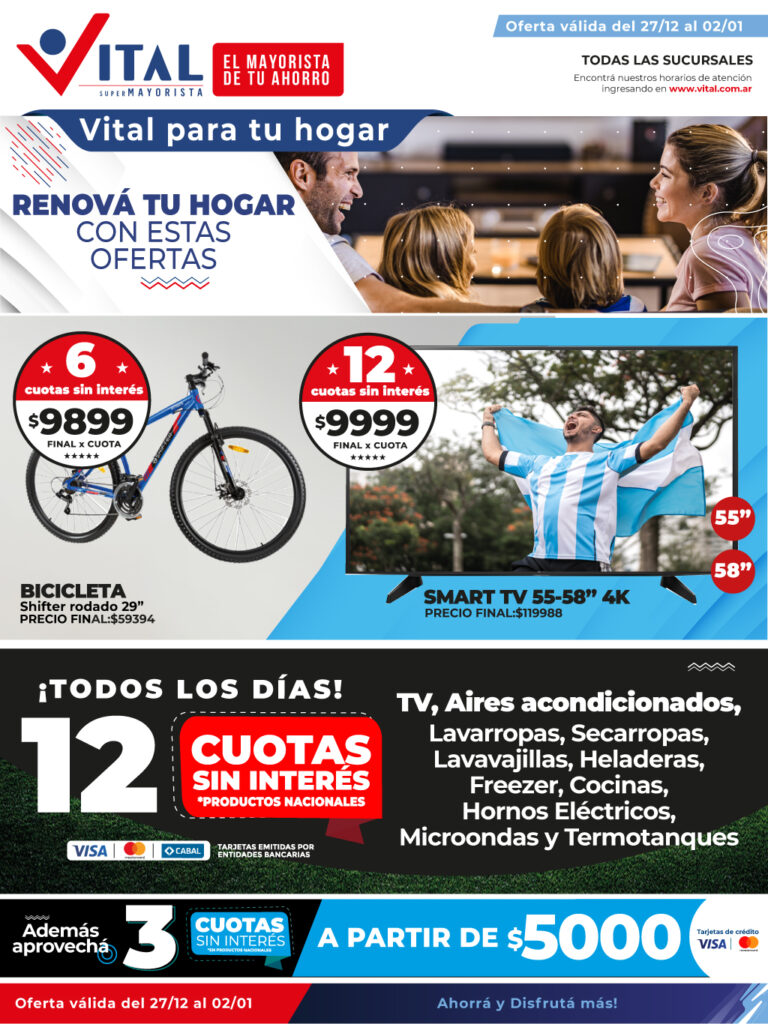 Folleto de ofertas destacadas para tu hogar