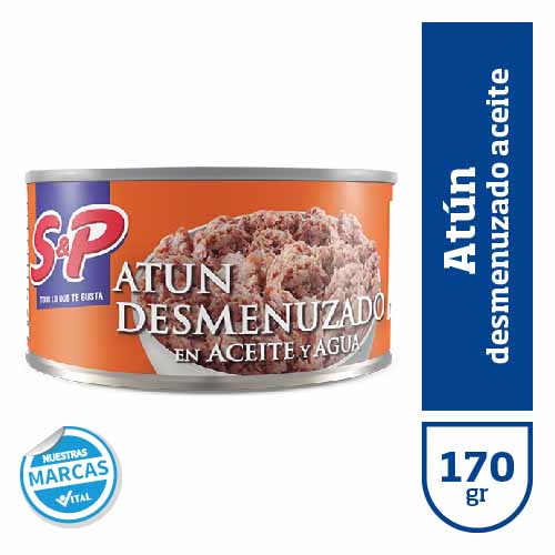 Atun S&P desmenuzado en aceite x170gr