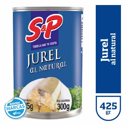 Jurel S&P al natural x425gr