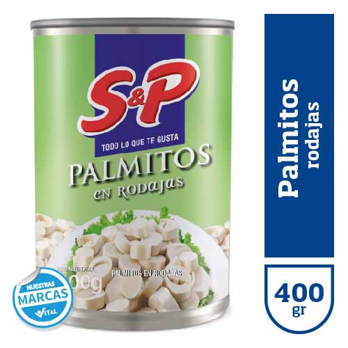 Palmitos S&P rodajas x400gr