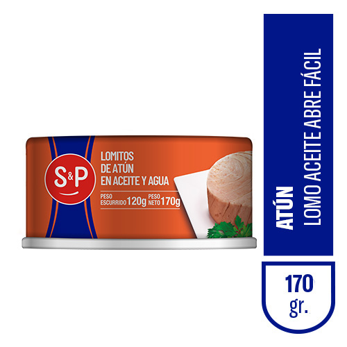 Atun S&P lomo aceite abre facil x170gr