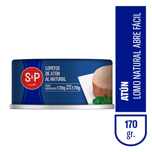 Atun S&P lomo natural abre facil x170gr