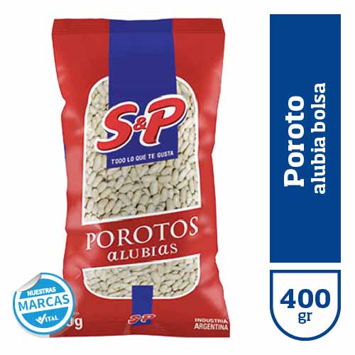 Poroto S&P alubia bolsa x400gr