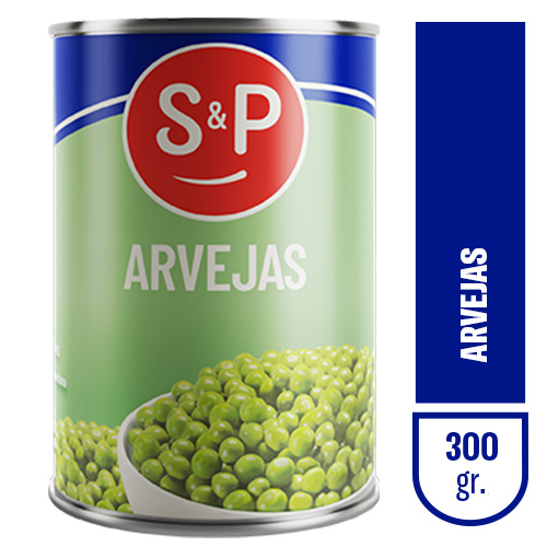 Arveja S&P seca remojada lata x350gr