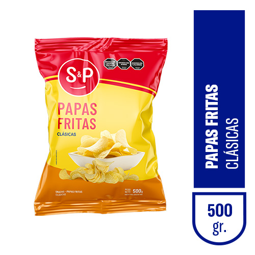 Papas fritas S&P x500gr