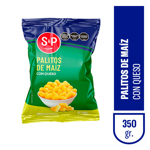 Palitos de maiz S&P x350gr