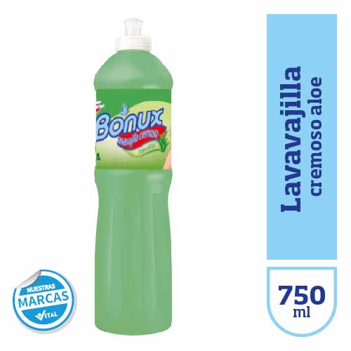 Lavavajilla BONUX aloe cremoso x750cc