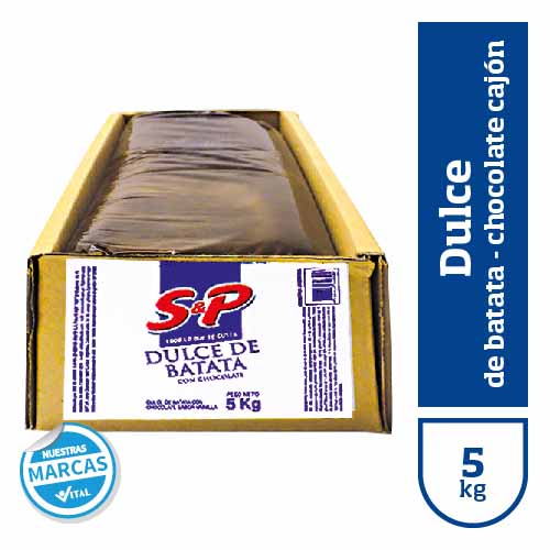 Dulce de batata S&P chocolate cajon x5kg