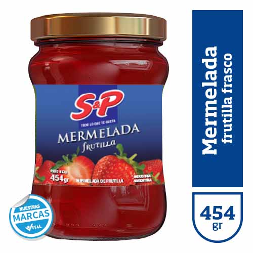 Mermelada S&P frutilla frasco x454gr