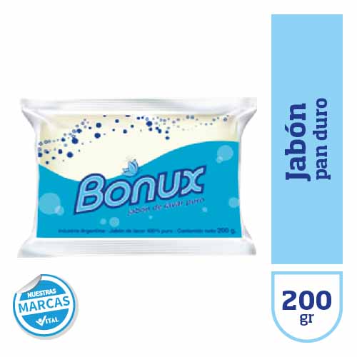 Jabon pan BONUX puro x200gr