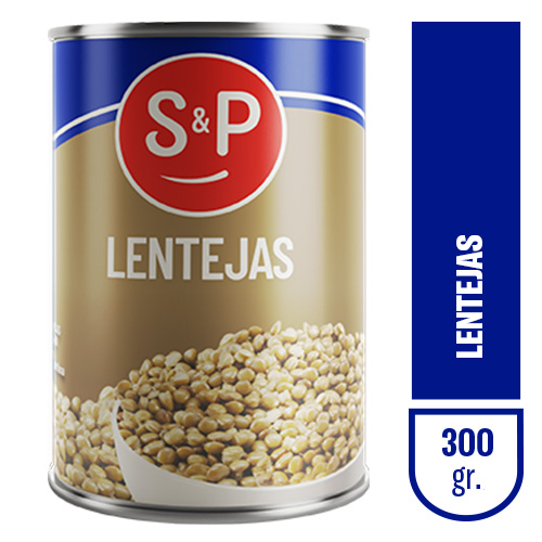 Lenteja S&P seca remojada lata x350gr