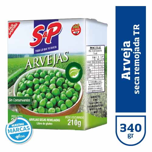 Arveja S&P seca remojada TR x340gr