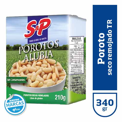 Poroto S&P seco remojado TR x340gr