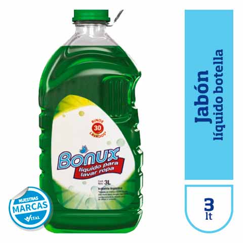 Jabon liquido BONUX botella x3lt