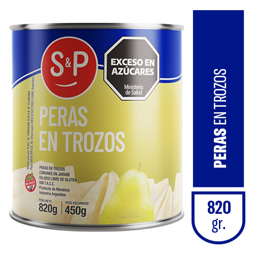 Pera S&P cubos x800gr