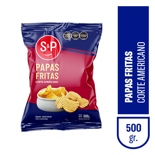 Papas fritas S&P corte americano x500gr