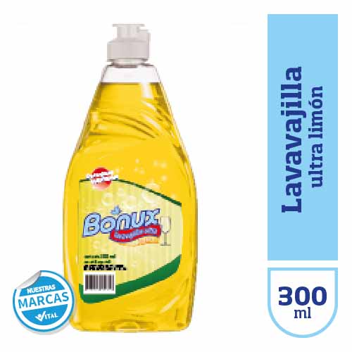 Lavavajilla BONUX ultra limon x300cc