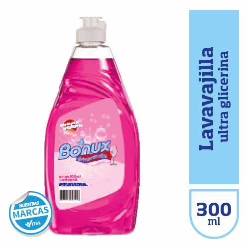 Lavavajilla BONUX ultra glicerinax300cc