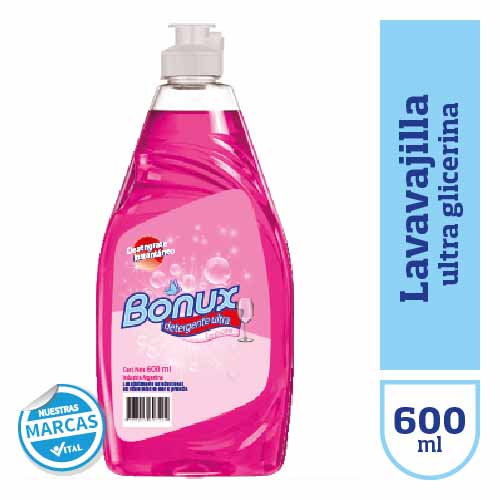 Lavavajilla BONUX ultra glicerinax600cc