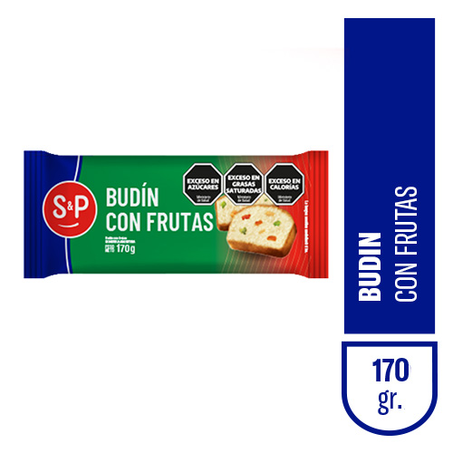 Budin S&P con frutas x170gr