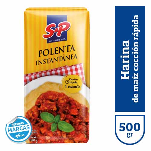 Harina de maiz S&P coccion rapida x500gr