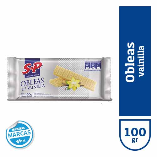 Obleas S&P vainilla x100gr