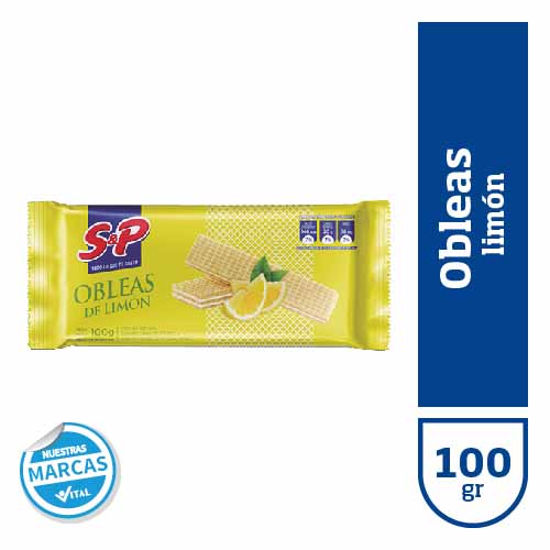 Obleas S&P limon x100gr