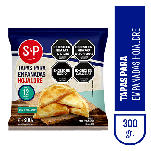 Tapa empanada S&P hojaldre x300gr