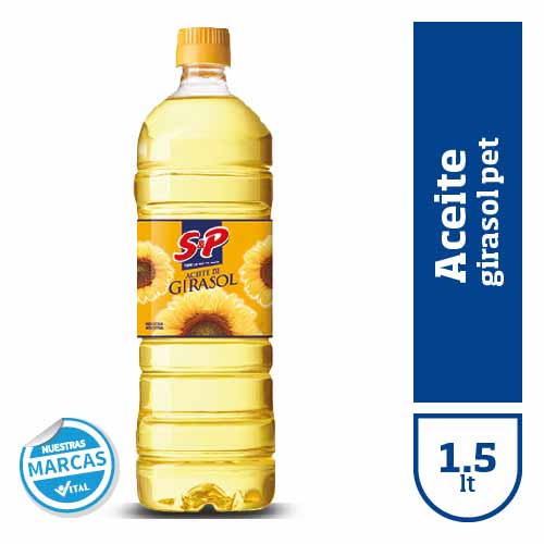 Aceite girasol S&P pet x1.5lt