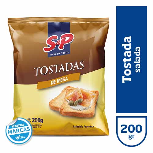 Tostadas S&P saladas x200gr