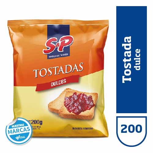 Tostadas S&P dulces x200gr