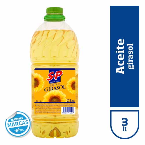 Aceite girasol S&P x3lt