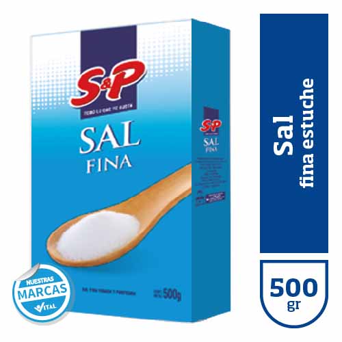 Sal fina S&P estuche x500gr