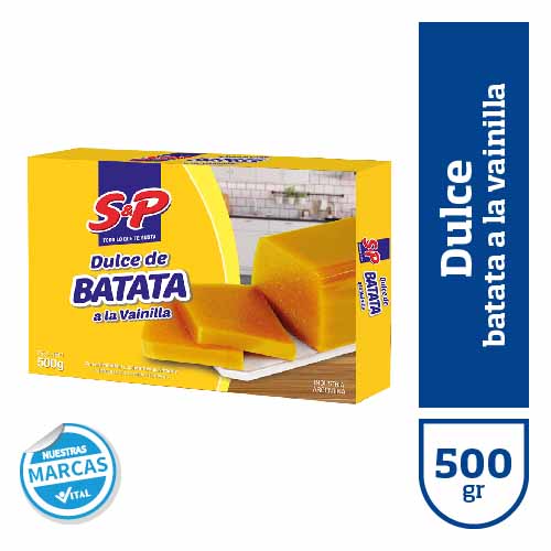 Dulce de batata a la vainilla S&P x500gr