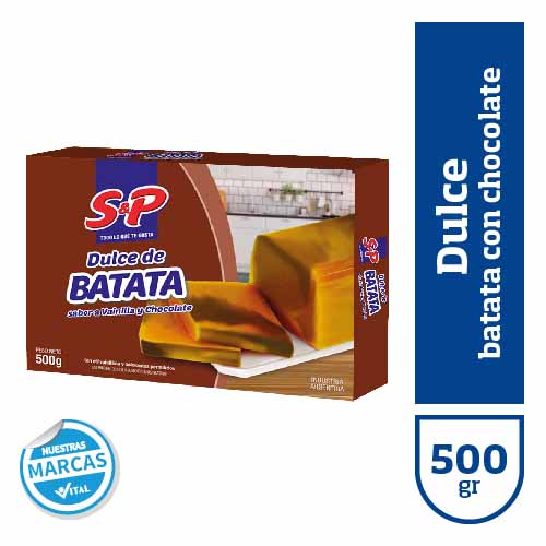 Dulce de batata S&P con chocolate 500gr