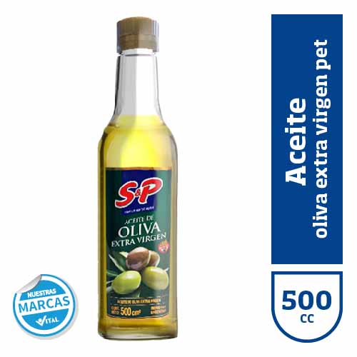 Aceite oliva S&P ext. virgen pet x500cc