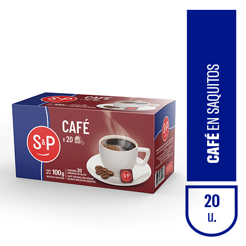 Cafe S&P saquitos x20u