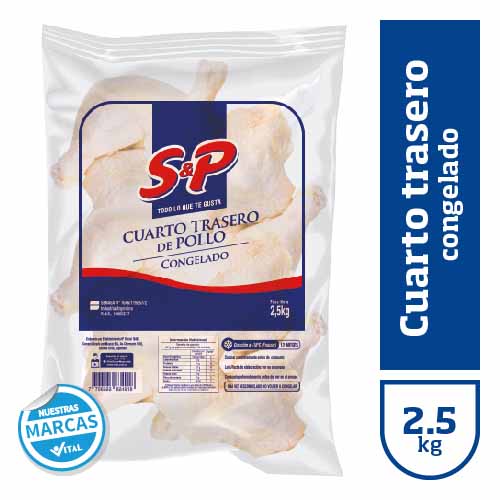 Cuarto trasero congelado S&P x2.5kg