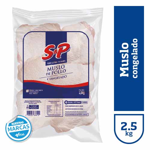 Muslo congelado S&P x2.5kg