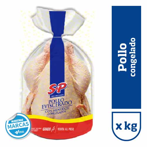 Pollo congelado S&P xkg