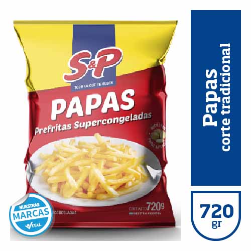 Papas S&P corte tradicional x720gr