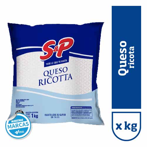 Queso ricota S&P xkg