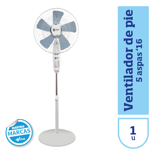 VENTILADOR de pie 5 aspas 16″