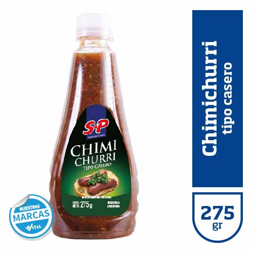 Salsa chimichurri S&P tipo casero x275gr