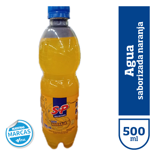 Agua saborizada S&P naranja x500cc