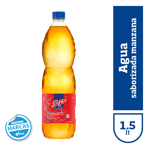 Agua saborizada S&P manzana x1.5lt