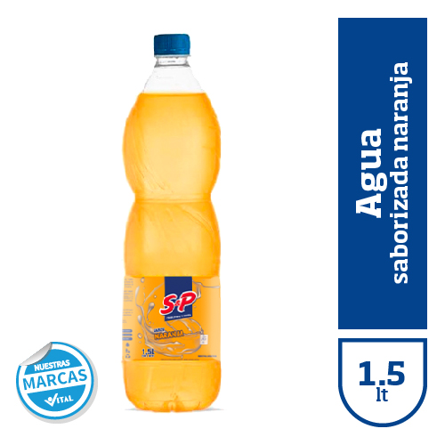 Agua saborizada S&P naranja x1.5lt